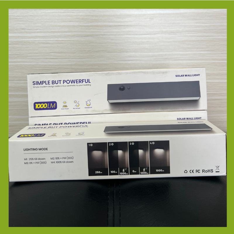 SWL-24 1000LUMENS, 400K SOLAR WALL LIGHT | SkyBright New Energy